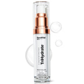 Serovital TriHydrate sérum bouteille pompe pour hydratation en profondeur et peau repulpée.
