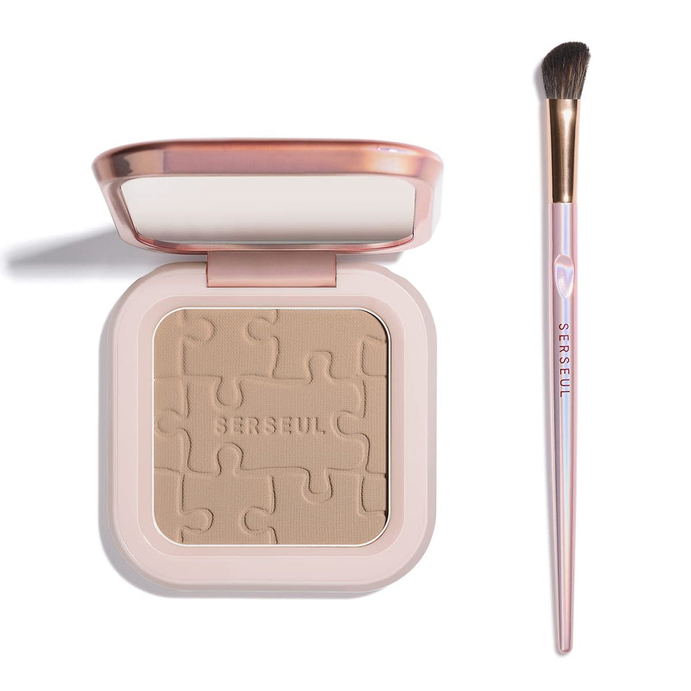 SERSEUL palette contour visage — emballage compact pour voyage et usage quotidien.