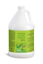 Gel Seven Minerals Aloe Vera, bouteille 128oz, hydratant et apaisant pour visage et peau.
