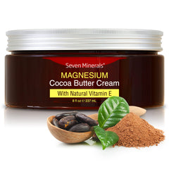 Seven Minerals crème magnesium bouteille — application douce et apaisante.