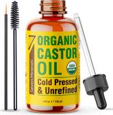 Seven Minerals huile de ricin pour cils – soin naturel pour regard plus dense et fortifié