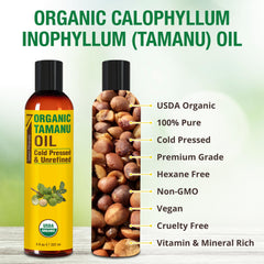 Tamanu Seven Minerals huile Tamanu visage, application douce et nourrissante