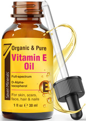 Seven Minerals huile vitamine E, bouteille – nourrir et hydrater la peau.