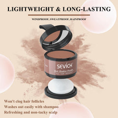 SEVICH Poudre de ligne capillaire application rapide dans votre sac.