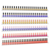 Sezanrpt rack-vernis-mural clair, visibilité optimale des flacons.