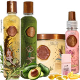 SHAEIO Rituel Botanique Shampoing romarin: stimule la vitalité et brillance des cheveux.
