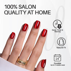 Kit SHANGMENG 32 ongles réutilisables pour plusieurs styles