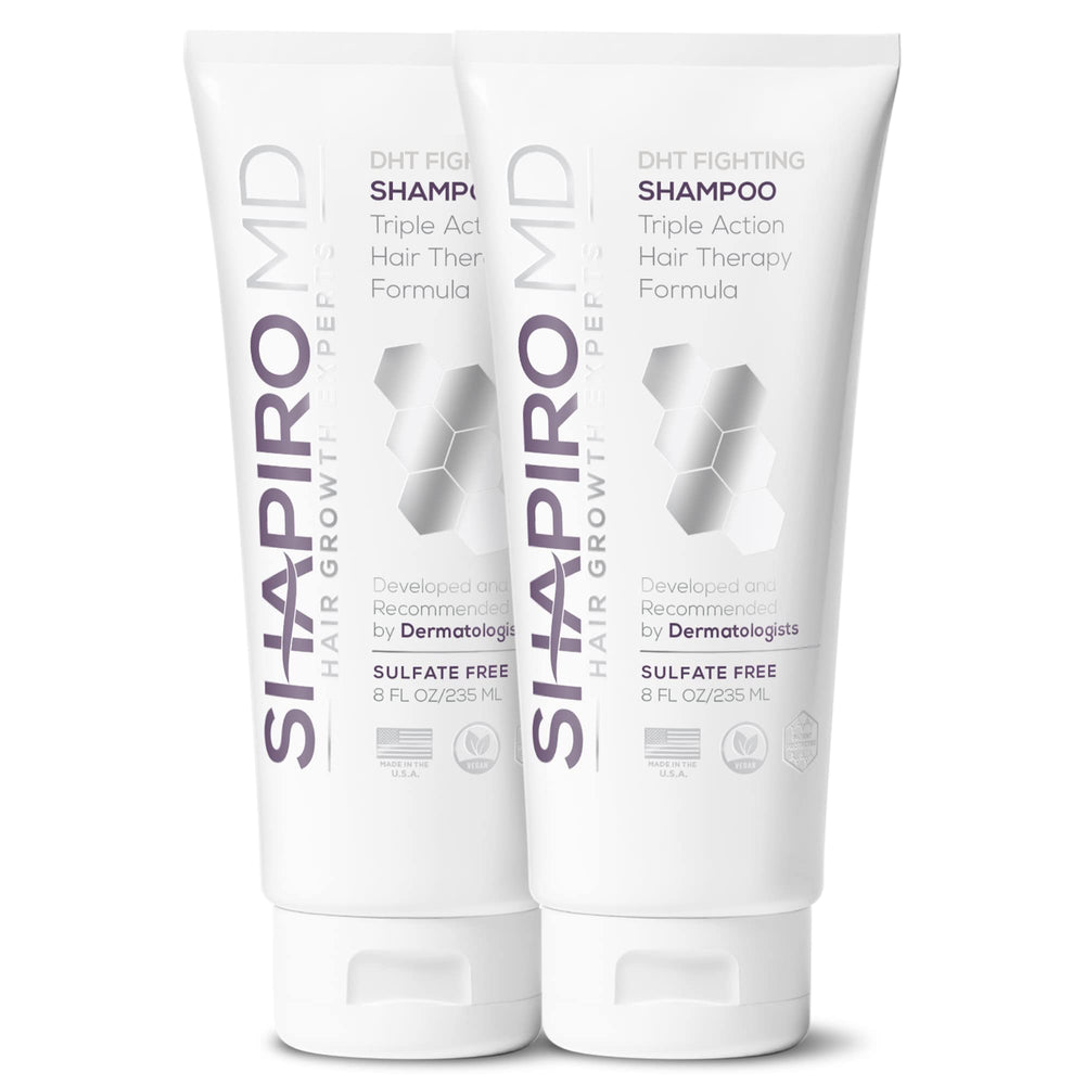 Shapiro MD Shampoo: bouteille ergonomique pour une utilisation quotidienne en toute simplicité