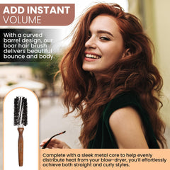 SHASH brosse ronde démelage en douceur pour cheveux bouclés.