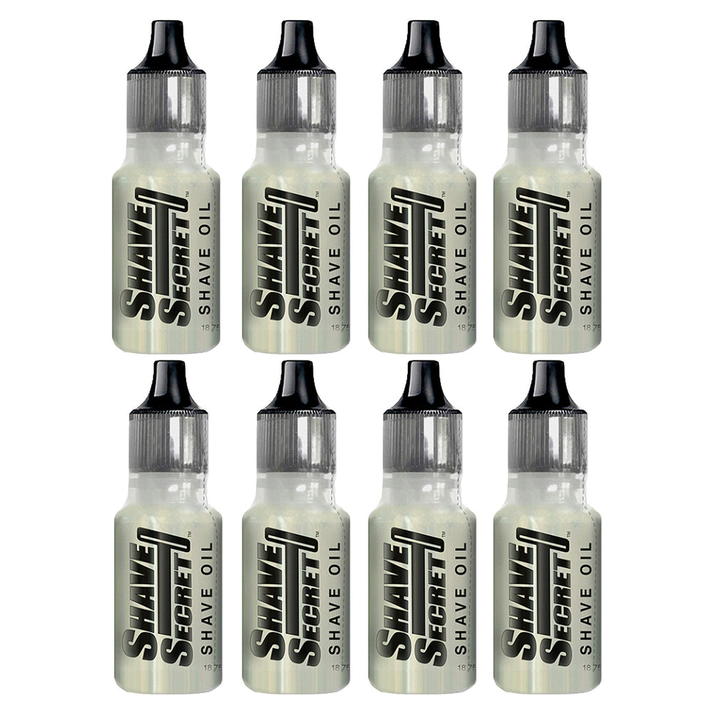 Huile de rasage Shave Secret en bouteille, pour un rasage fluide et doux