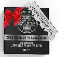 Lames SHAVING REVOLUTION Barber dans une boîte, rasage net et durable.