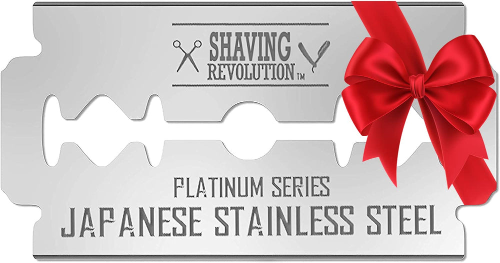 Lames SHAVING REVOLUTION à double tranchant, rasage précis et confortable.