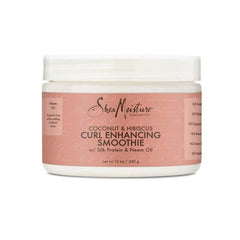 SheaMoisture Coco Hibiscus : bocal 355 ml révélant une texture riche pour nourrir les boucles.
