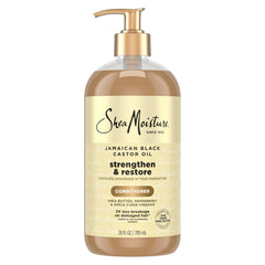 SheaMoisture conditionneur—bouteille d huile de ricin noir jamaïcain, démêle et hydrate les longueurs.