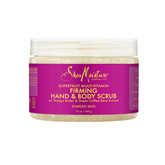 Sheamoisture exfoliant mains et corps, texture riche pour peau douce et revitalisée