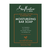 SheaMoisture Homme – savon-barre vanille-crème, hydratation douce pour la peau.