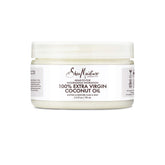 Huile de coco SheaMoisture, bouteille-pour, hydrate rapidement peau et cheveux.