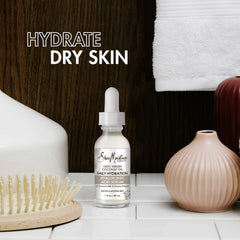 Huile de coco vierge SheaMoisture nourrissante pour le visage.