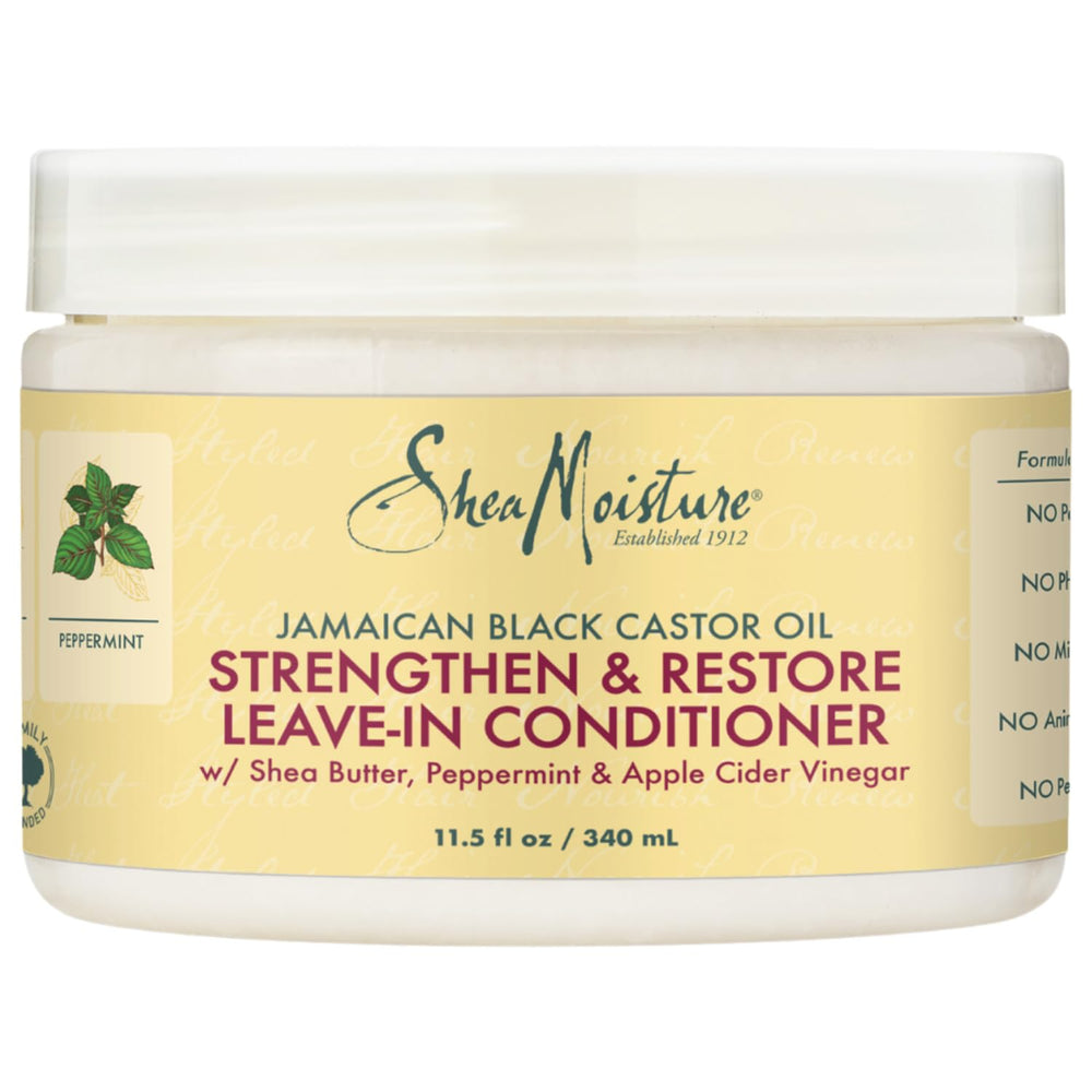 SheaMoisture Leave-In: bouteille 11,5 oz prête à hydrater et préparer les boucles.