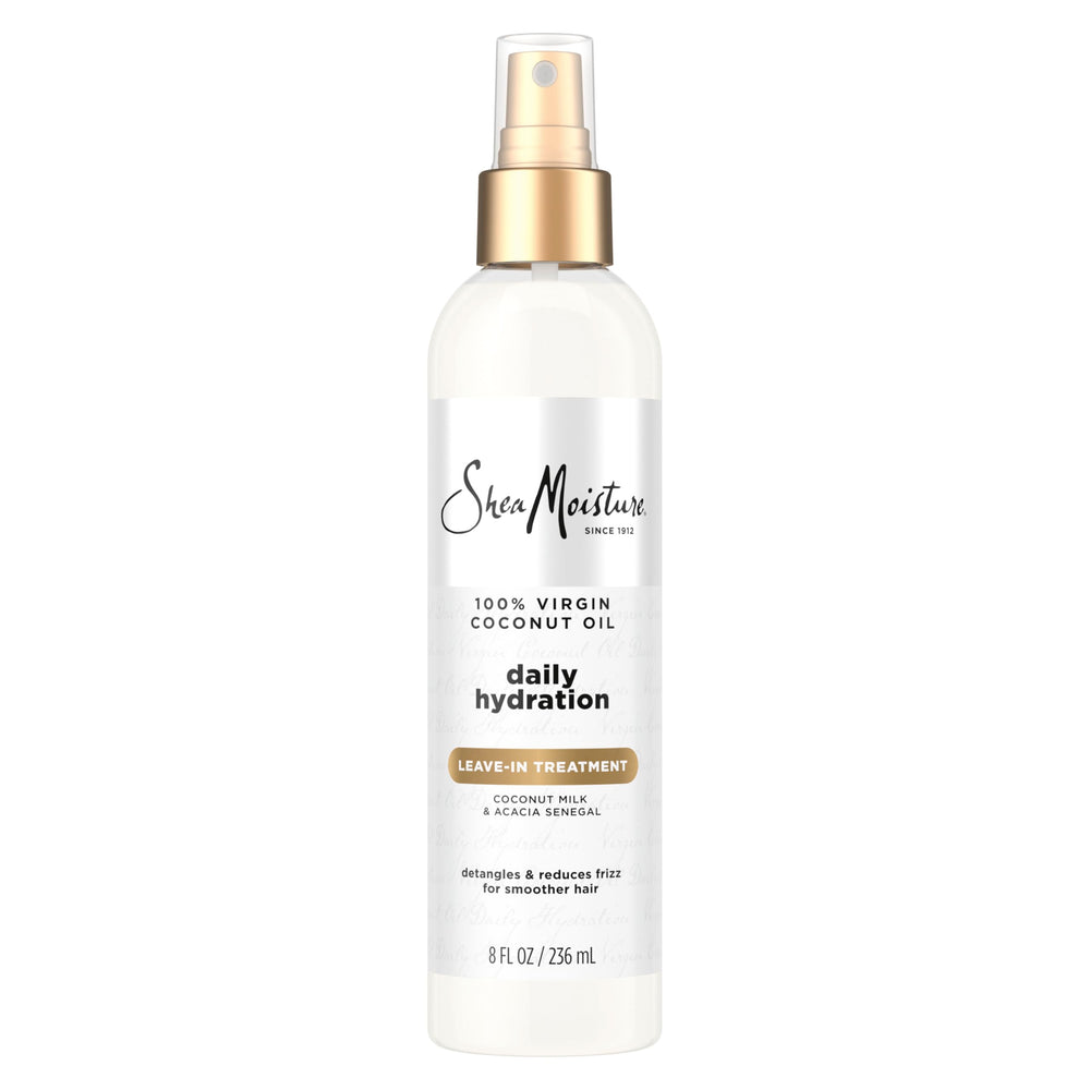 SheaMoisture Leave-In Coco: bouteille montrant hydratation légère