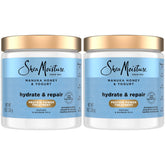 SheaMoisture Masque Cheveux Manuka Honey et Yaourt – emballage clair, hydratation en profondeur