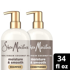 Parfum coco-vanille léger sur les produits SheaMoisture pour cheveux.