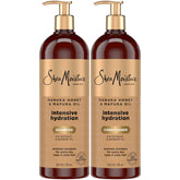 Shampoing SheaMoisture sans sulfates, flacon lumineux, hydratation possible