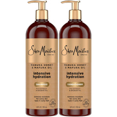 Shampoing SheaMoisture sans sulfates, flacon lumineux, hydratation possible