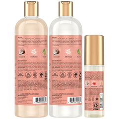 Étiquette du shampooing SheaMoisture Coco Hibiscus clairement lisible.