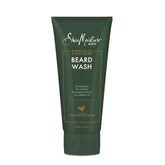 Shampooing barbe SheaMoisture Maracuja en bouteille, nettoyage en douceur.