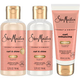 Shampooing coco hibiscus SheaMoisture pour boucles douces et définies.