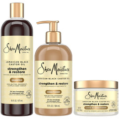 Shampooing réparateur SheaMoisture, cheveux nourris et revitalisés