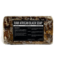 Savon noir africain Sheanefit, nettoie visage et corps en douceur