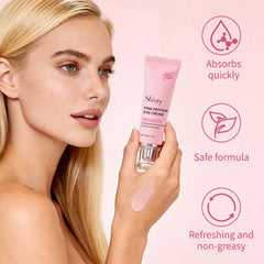 Hydratation profonde autour des yeux avec Sheghy PDRN rose peptide.