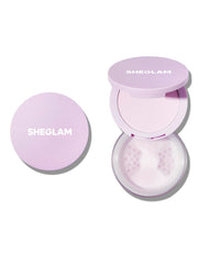 SHEGLAM Insta-Ready Poudre Libre emballage élégant prêt à tester pour découvrir le produit