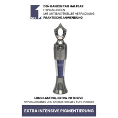 Poudre fine prête à être réutilisée pour un effet modulable.