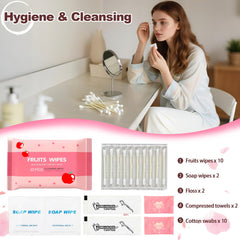 Brosse-cheveux SHELAKIN avec miroir pour retouches rapides