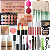 Kit SHELAKIN tout-en-un avec palette yeux 40 couleurs pour un look complet.