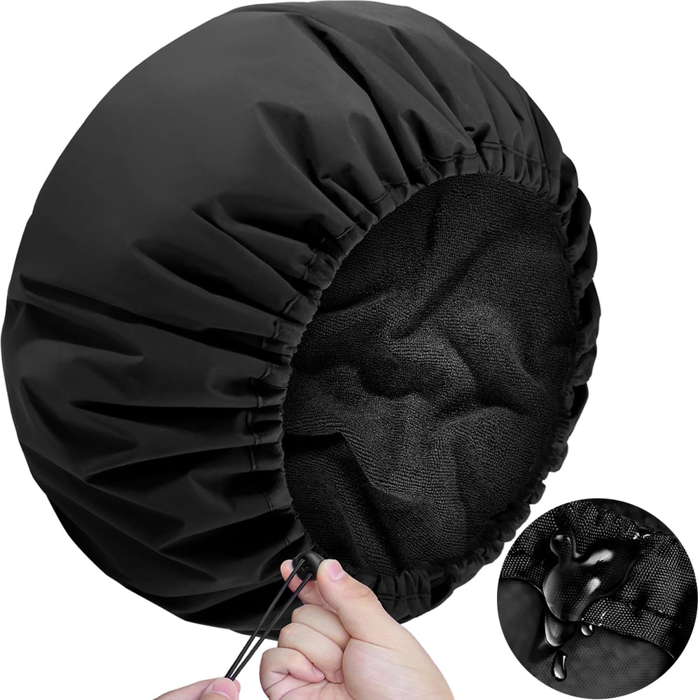 Bonnet de douche Sheomern imperméable double couche, protection sans fuite.
