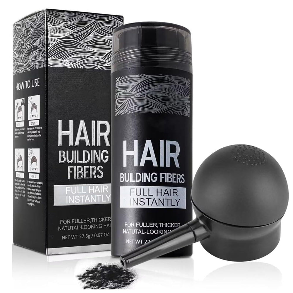 SHIFAKOU fibres capillaires et pulvérisateur sur flacon, rendu naturel et volumisant