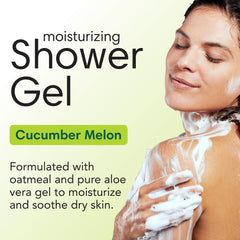 ShiKai Gel Douche Concombre Melon – Bulles riches et parfum frais pour douche agréable