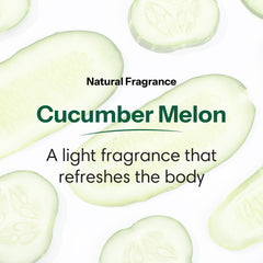 ShiKai Gel Douche Concombre Melon – Mousse douce et formule sans savon pour usage quotidien