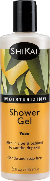 ShiKai Gel Douche Yuzu: bouteille hydratante et hydratation durable.