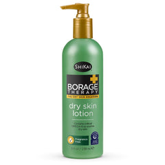 ShiKai Borage Therapy: bouteille pompe illustrant une hydratation durable.