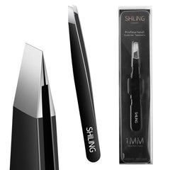 Pinces SHILING à pointe ultra-fine 1 mm pour précision des sourcils.