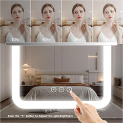 Miroir Shinerva mémoire lumineuse retient le dernier réglage.