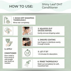 Shiny Leaf Detangling Shine Conditioner demonstrates easy, smooth styling.