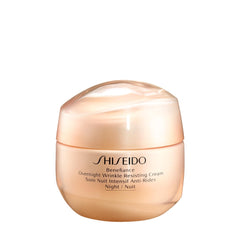 Shiseido Benefiance crème nuit ridules visage atténuées pour réveil plus frais.