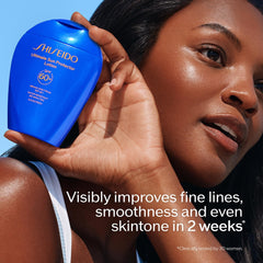 Shiseido Ultimate Sun Protector Lotion – hydratation durable grâce au complexe d’algues.