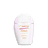 Flacon Shiseido Urban Environment, focus solaire, protection légère et hydratation durable.